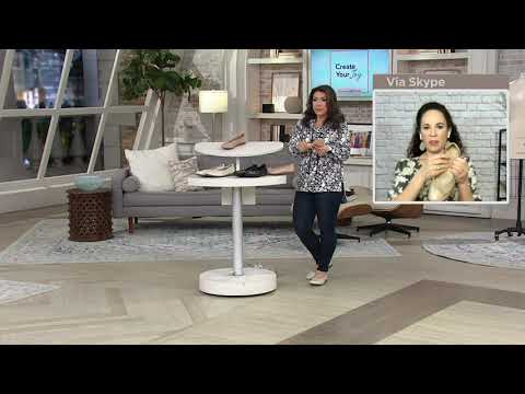 Earth Origins Leather Slip-On Flats - Betz on QVC