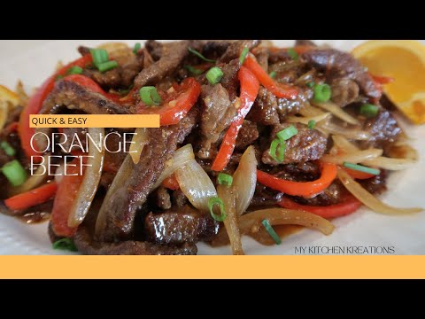 This is The Best Crispy Orange Beef | 25 minutes dinner