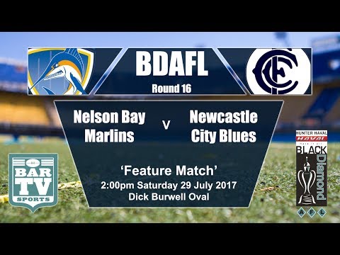 2017 BDAFL Round 16 - Feature Match - Nelson Bay v Newcastle City