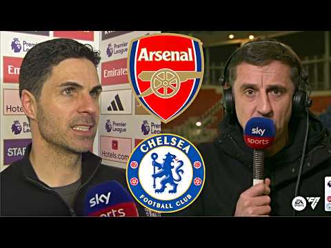 Arsenal 2-1 Chelsea 🔥 Gary Neville Reacts to Gunners Win & Arteta Interview after Beating Rosenior