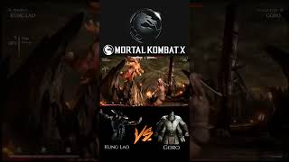 Kung Lao vs Goro #mortalkombatx #fatality#mk#KungLao#Goro#fightinggames