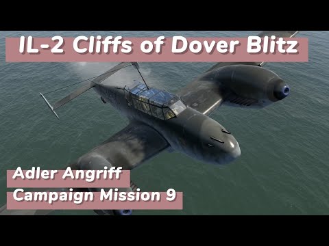 Escorting in the Bf 110 as Stukas Hunt Cargo Ships | IL-2 | Cliffs of Dover Blitz | Adler Angriff #8