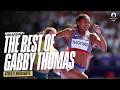 One Of The Fastest Female Sprinters In History Gabby Thomas At Paris2024 Athlete Highlights