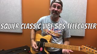 Video thumbnail for Squier Classic Vibe 50S Telecaster Demo by Ben Coombs