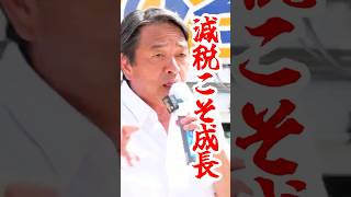 【経済成長】税収も増やす減税策#shorts #国民民主党 #榛葉賀津也