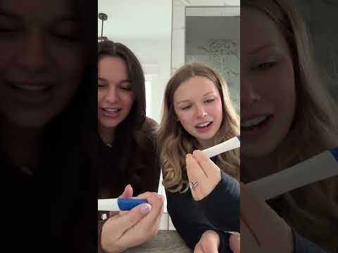 Taking a pregnancy test with my sister-in-law…🫢 #ytshorts #pregnancy #shorts #pregnant