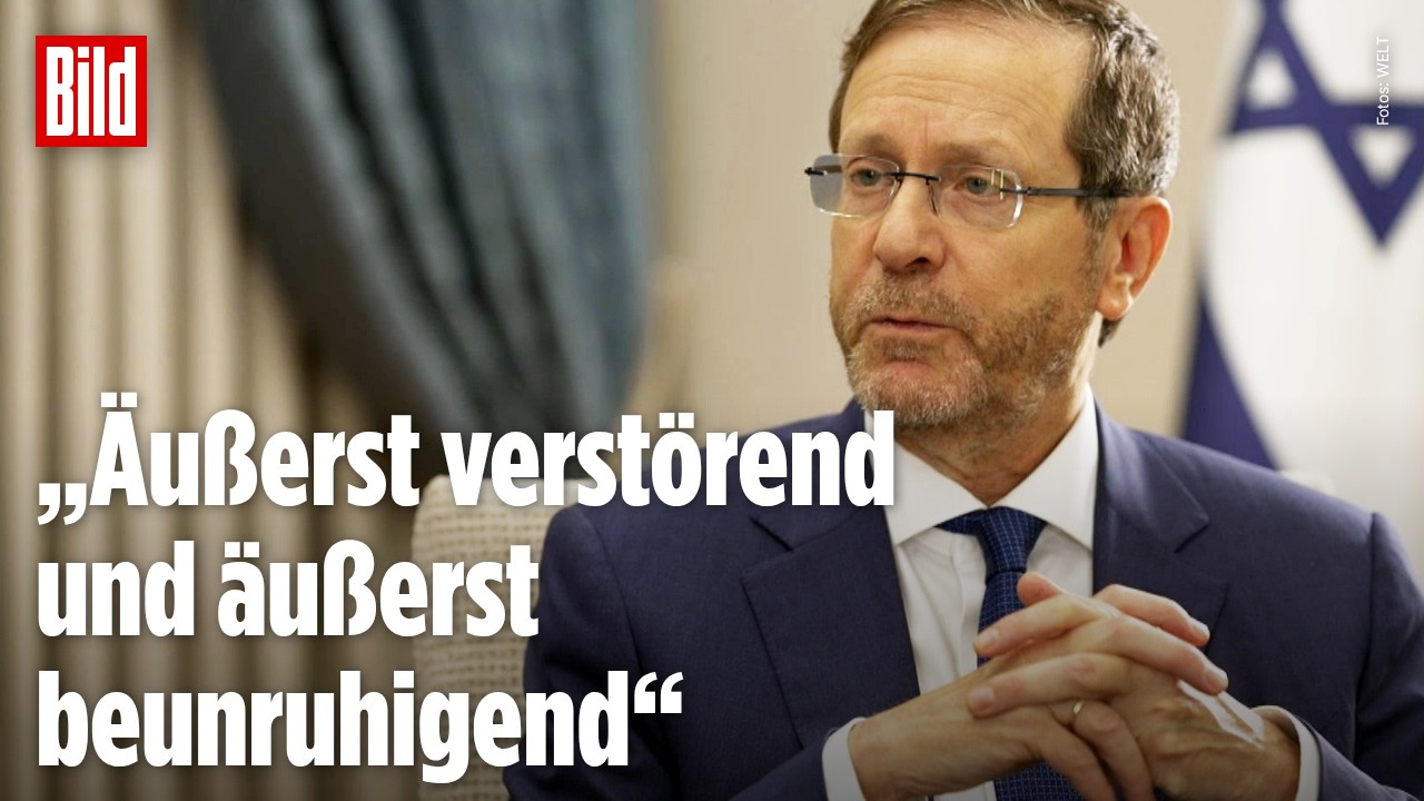ALARM AUS ISRAEL: Präsident Herzog warnt vor wachsendem Antisemitismus in Deutschland
