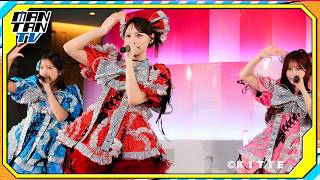 CANDY TUNE、“巨大かき氷”と「倍倍FIGHT！」生パフォーマンス！