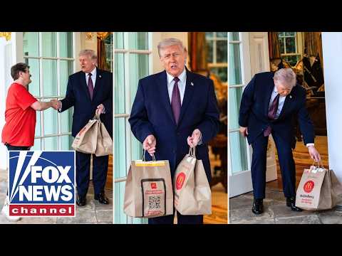 Trump’s McDonald’s order comes with cash surprise for ‘DoorDash Grandma’ outside White House