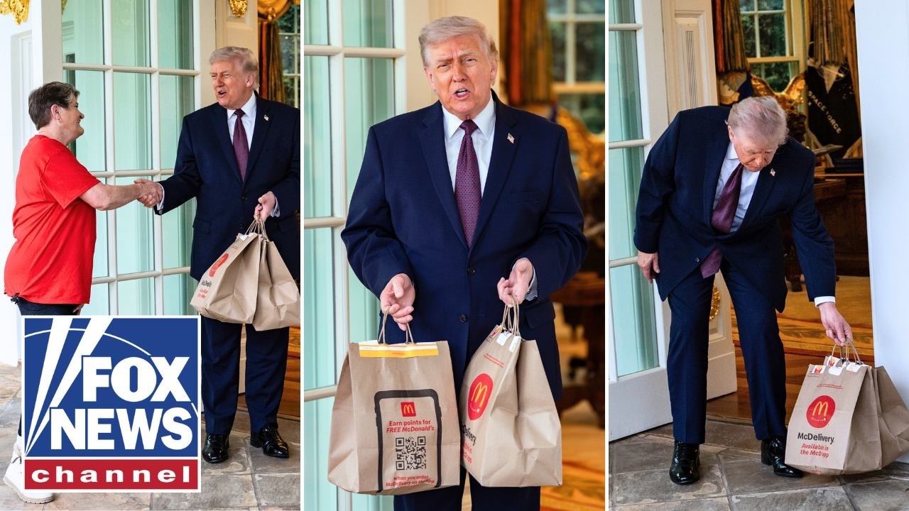 Trump gets fast food delivered to Oval Office by 'DoorDash grandma'