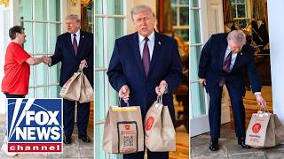 Trump’s McDonald’s order comes with cash surprise for ‘DoorDash Grandma’ outside White House