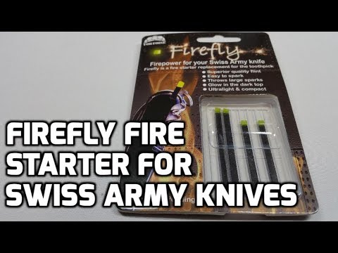 Firefly Fire Starter Toothpick Replacement for Victorinox Swiss Army Knives Unboxing and Review