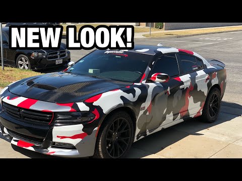 CARBON FIBER Hellcat Hood For My Dodge Charger RT!!