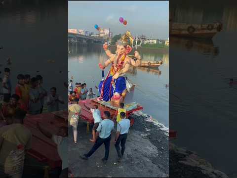 Ganesh chaturthi 2025 #ganesh #ganpati #ganpativisarjan #shorts