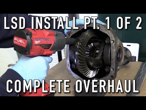 240SX Rear End Rebuild Part 2: Installing A Limited Slip Differential (Complete Overhaul 1 of 2)