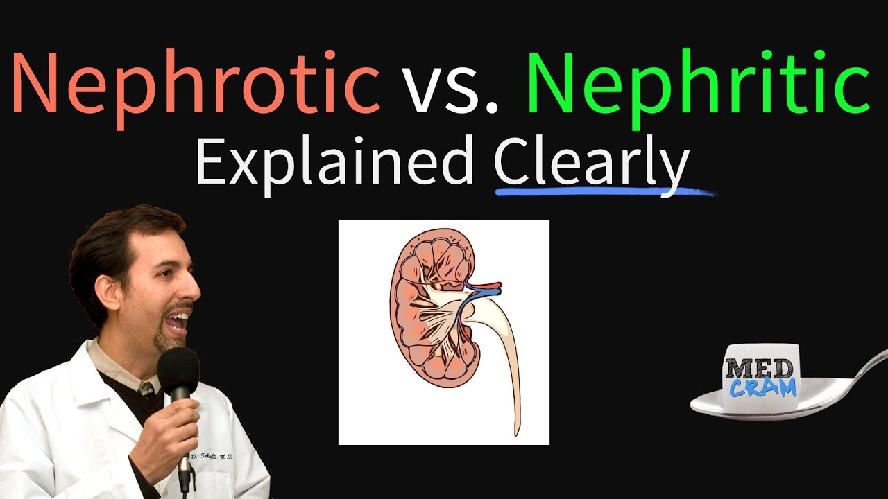 Nephrotic Syndrome vs Nephritic Syndrome Explained (Nephritic vs Nephrotic)