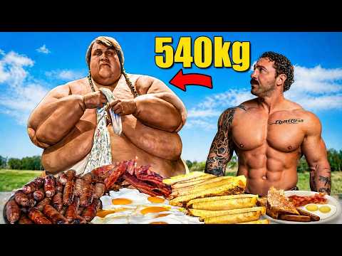 CELÝ DEN JÍM JAKO NEJTĚŽŠÍ MUŽ NA SVĚTĚ | 20.000kcal!
