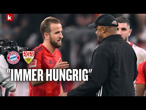 Kompany adelt Kane - Bayern-Stürmer erzielt Hattrick gegen VfB | München - Stuttgart 4:0