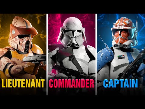 EVERY SINGLE Clone Trooper Rank Explained!