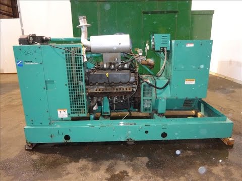 Used- Cummins 100 kW standby natural gas generator set - Stock# 46462002