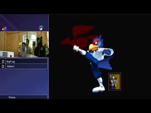 MMOM Bi-Monthly 12 SSBM - BigFoig (Falco) vs. Makari (Marth) - Melee Pools