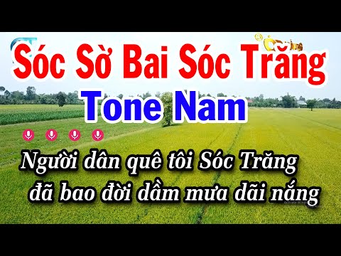 Karaoke Sóc Sờ Bai Sóc Trăng Tone Nam Nhạc Sống Cha Cha Mới Nhất | Tuấn Cò Karaoke