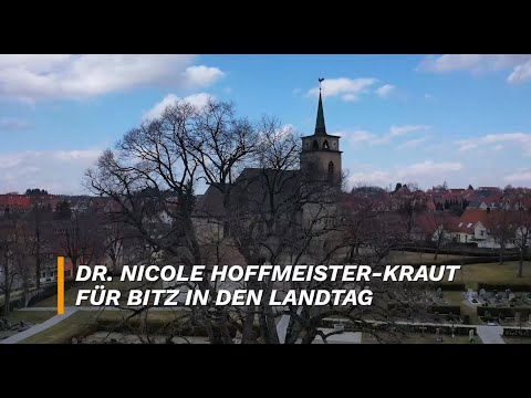 Dr. Nicole Hoffmeister-Kraut vor Ort in Bitz