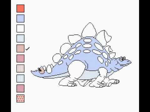 [TAS] NES Color A Dinosaur "Stegosaur" in 00:42 by Deign