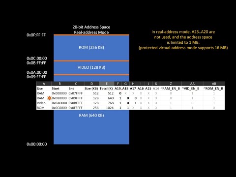 80286 Build, Ep. #47 - Updated Address Map & Address Decoding