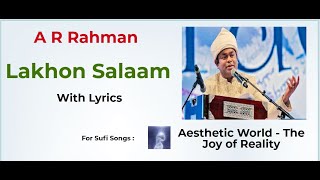 Lakhon Salaam Song with Lyrics by AR Rahman | Jugni  (2016) | Kaashif Sahib