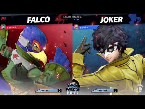 Smash @ Miz's WiFi 6 - Contact (Falco) vs. Clatchet (Joker) Losers Round 4