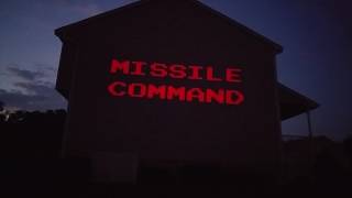 Playing Arcade Classics on my house.