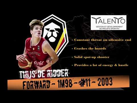 Thijs De Ridder (Belgium U16) - EC2018 Highlights