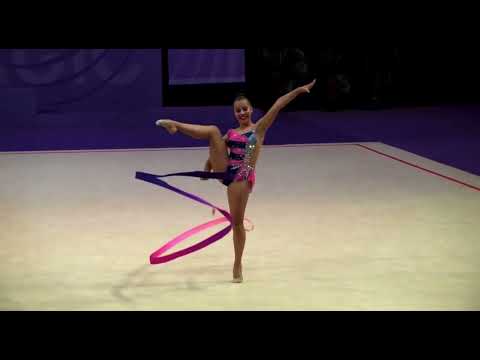 Emiliana Vargas COL Ribbon AA FIG JUNIOR WORLD CHAMPIONSHIP