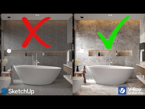 Improve Your Renders With Multi-Sub Map | V-Ray For SketchUp Tutorial