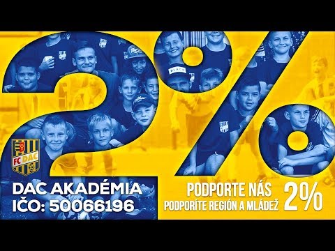 2% pre DAC AKADÉMIU – Podporte nás, podporíte mládež a región