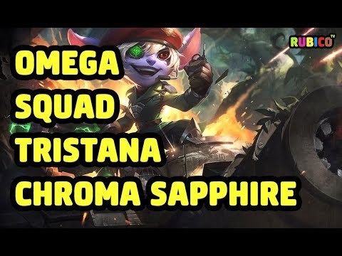 OMEGA SQUAD TRISTANA SAPPHIRE SKIN SPOTLIGHT - LEAGUE OF LEGENDS