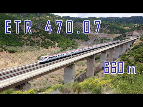 Trainose ETR 470 07 on the LONGEST Railway Bridge (660m)  in Greece, 31.05.2021 - [386]