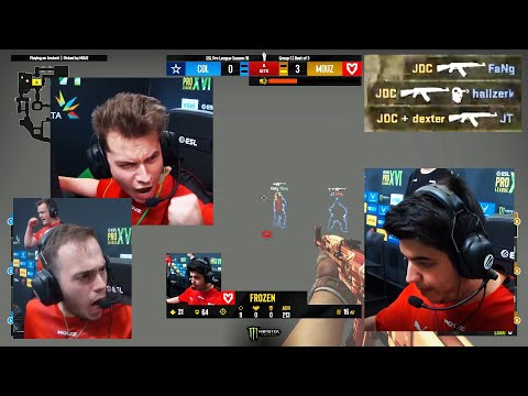 JDC pushed through the smoke and won the round | MOUZ vs Complexity