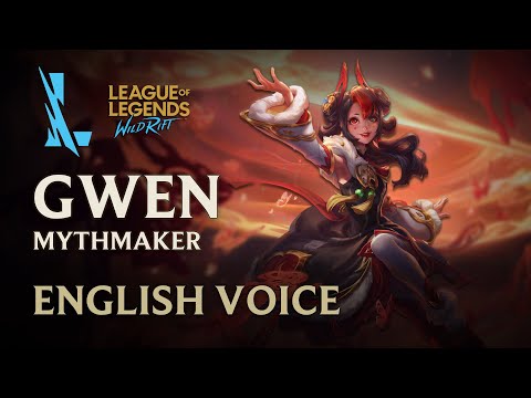 Mythmaker Gwen - English Voice | Wild Rift Exclusive skin