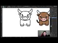 How to draw an ox easy step by step in Affinity Designer. Use this design for Chinese New Years 2021