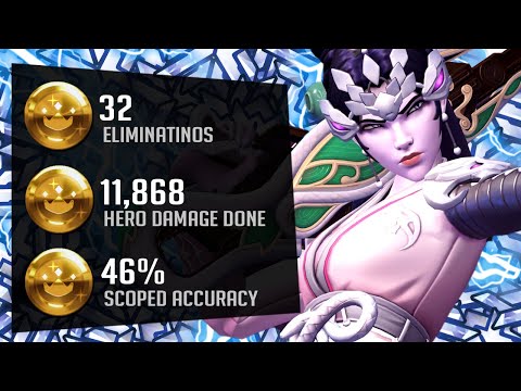 GALE TOP 500 WIDOW AND ASHE! [ OVERWATCH SEASON 26 ]