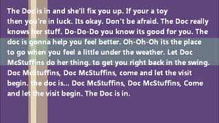 Doc McStuffins Theme Lyrics