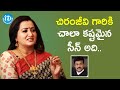 Actress Sumalatha About Chiranjeevi S Character In Swayamkrushi Celebrity Buzz With IDream