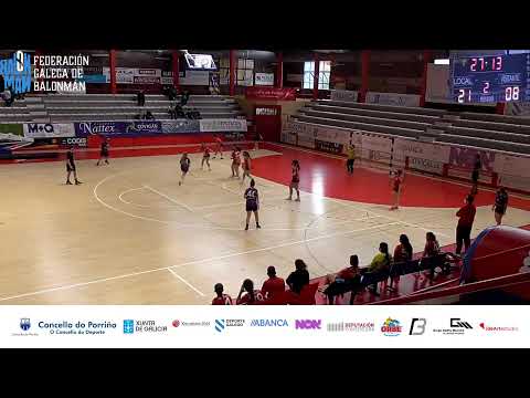 Juvenil Femenino Liga Plata. Jornada 2. Balonmano Porriño - Balonmán S.D. Samertolameu