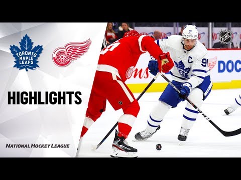 NHL Highlights | Maple Leafs @ Red Wings 11/27/19
