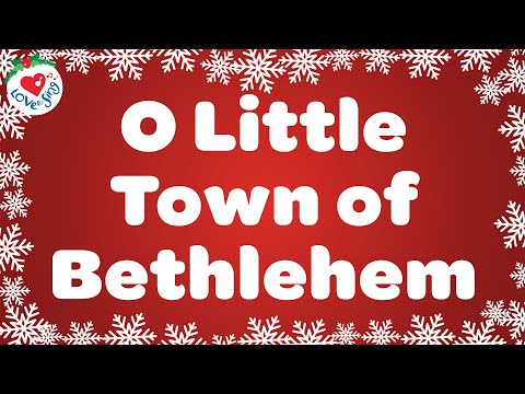 O Little Town of Bethlehem Christmas Song with Lyrics 🌟🎄Christmas Songs and Carols