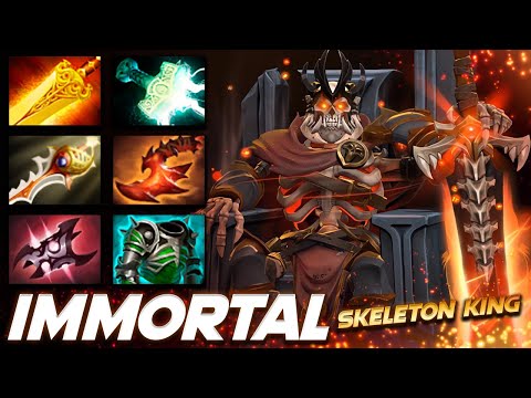 Wraith King Immortal Death Dealer - Dota 2 Pro Gameplay [Watch & Learn]