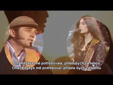 If I Needed You - Don Williams and Emmylou Harris - (Music video and Czech subtitles Bob Martinec)