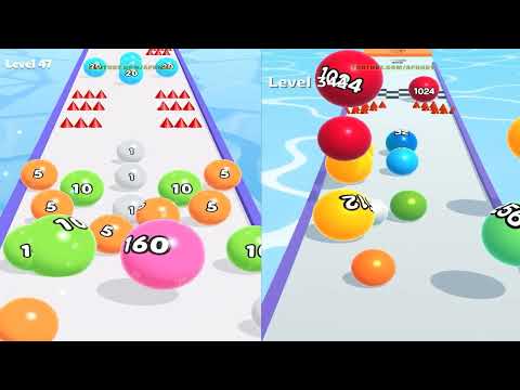 Ball Master 2048 VS Ball Run 2048 - SpeedRun Gameplay Android iOS Ep 2